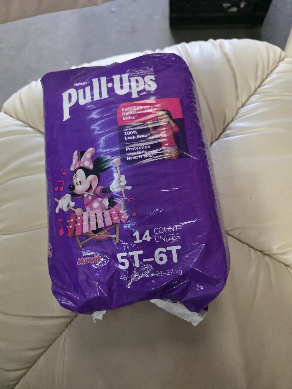 Pull-Ups Minnie Mouse Training Pants for Kids - Purple (5T-6T)
